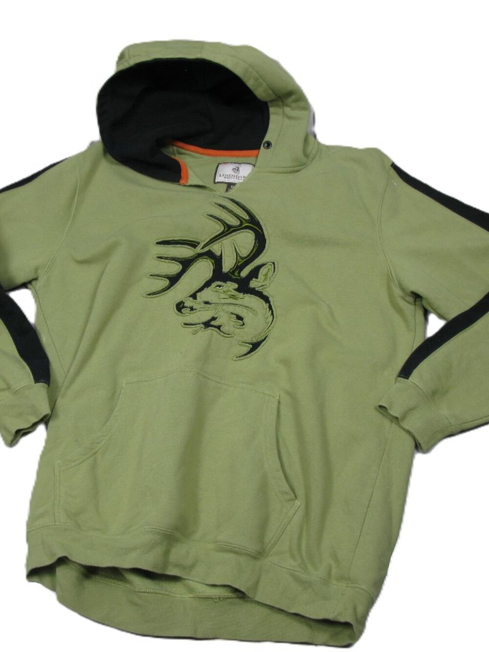 Legendary Whitetails Light Green Hoodie Size XL